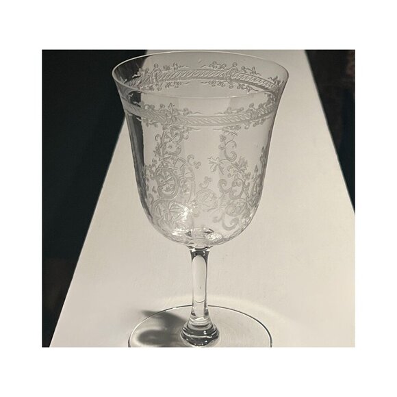 Baccarat Lafayette Wine Glass 5.25" Tall – Made in France, 8 Avail, Never Used - Picture 2 of 4